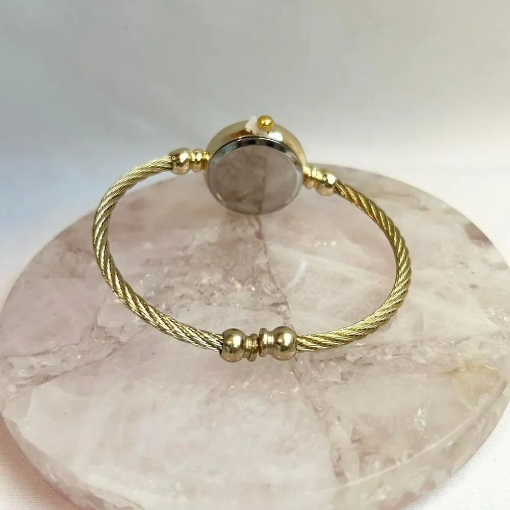 Vintage Inspired Luxury Gold Tone Watch